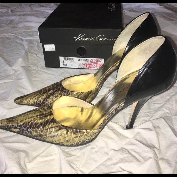 Kenneth Cole Snake skin heel 9M - Picture 4 of 7